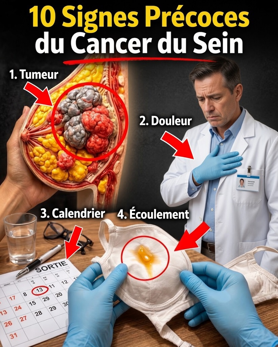 10 Signes d’alerte et symptômes du cancer du sein que vous ne devriez jamais ignorer — Ces informations peuvent sauver votre vie
