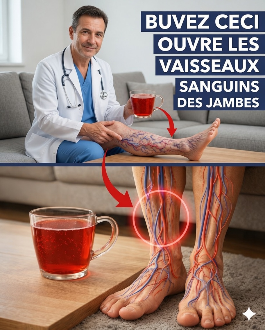 Plus de 60 ans ? Buvez CECI pour améliorer rapidement la circulation dans les jambes