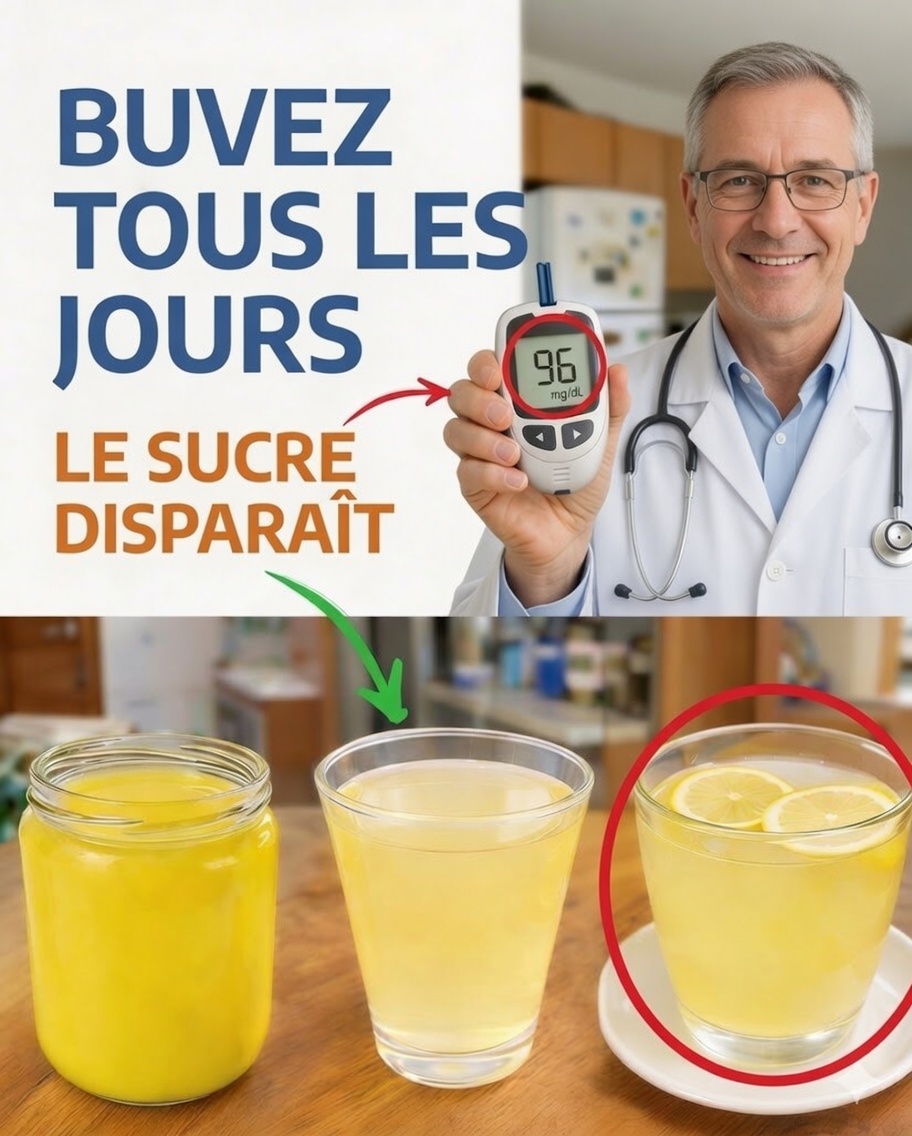 Buvez ceci tous les jours et le sucre disparaît ! La boisson qui aide à équilibrer naturellement la glycémie
