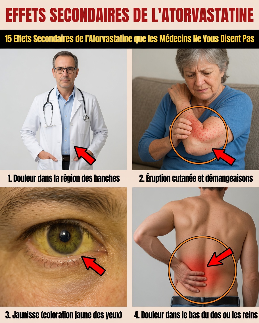 15 effets secondaires cachés de l’atorvastatine que votre médecin n’a peut-être pas le temps d’expliquer (mais que vous devez connaître avant la prochaine ordonnance)