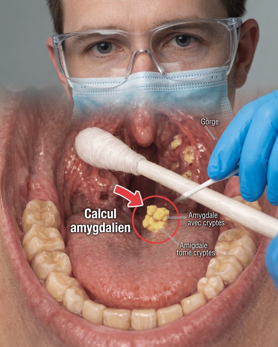 Vous avez une mauvaise haleine persistante que même le brossage ne résout pas ? Cela peut être dû à des calculs amygdaliens