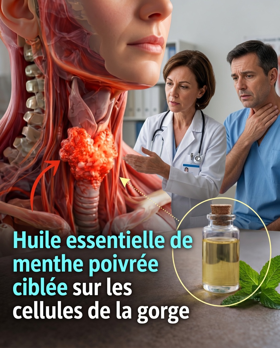 Nouvelle étude de laboratoire de 2025 révèle comment l’huile essentielle de menthe poivrée affecte des cellules de cancer du larynx en culture
