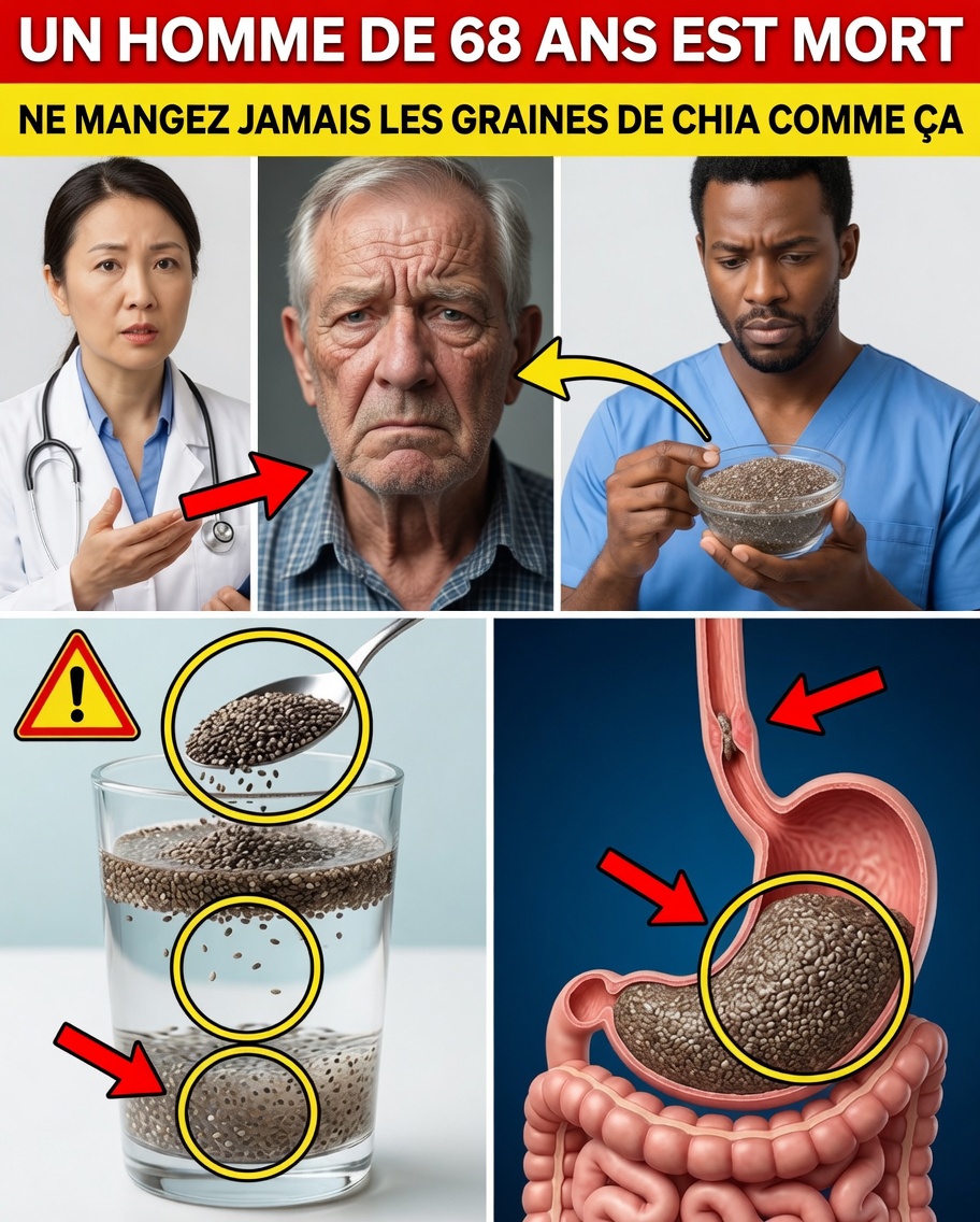 Senior, arrêtez de consommer les graines de chia de la mauvaise façon ! Des erreurs cachées qui pourraient nuire à votre santé