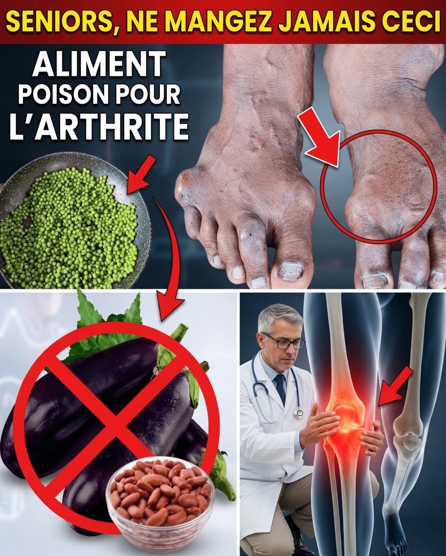 Attention aux seniors : 10 aliments du quotidien qui pourraient aggraver vos douleurs arthritiques