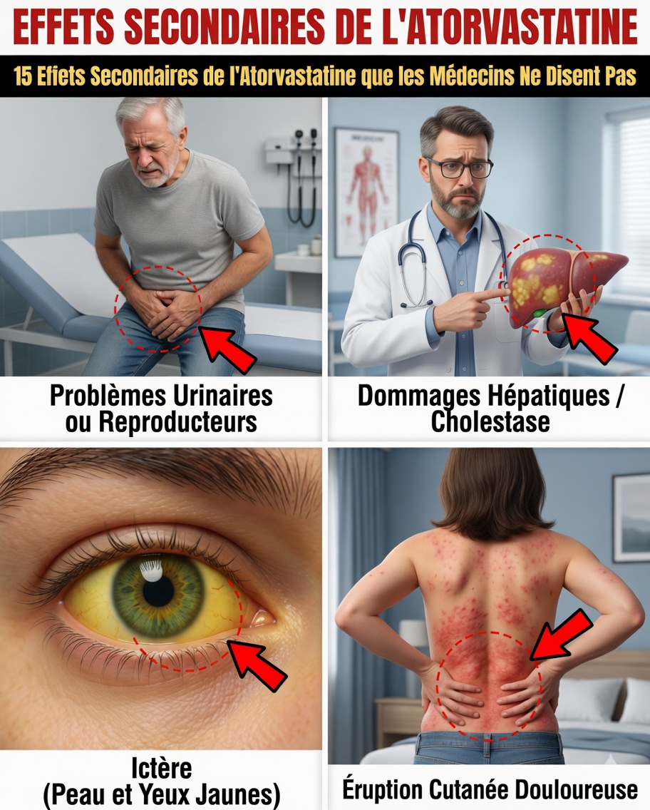 15 effets secondaires cachés de l’atorvastatine que votre médecin n’a peut-être pas le temps d’expliquer (mais que vous méritez de connaître avant la prochaine ordonnance)