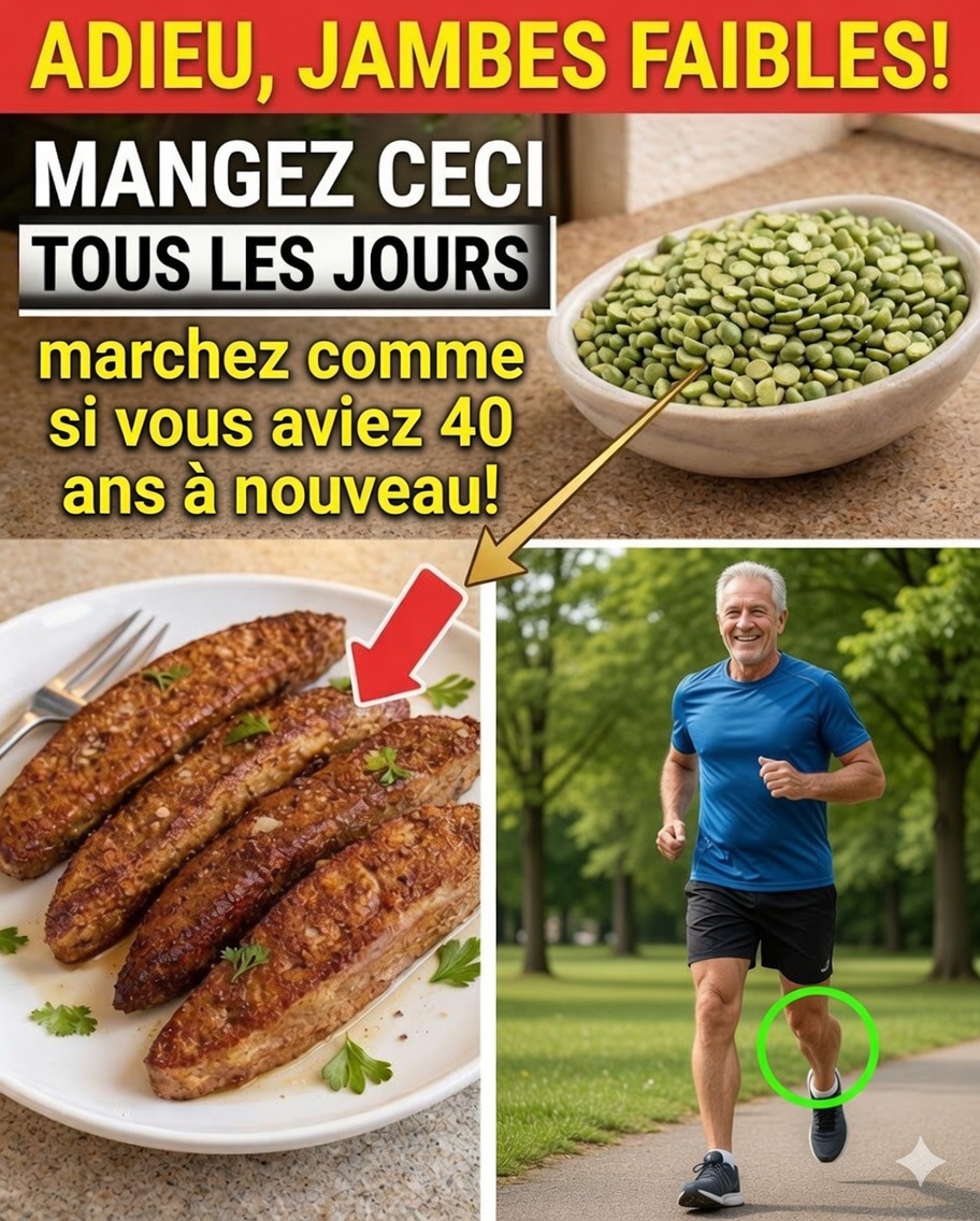 Plus de 60 ans ? Mangez ceci tous les jours – vos jambes peuvent rester assez fortes pour danser à 90 ans