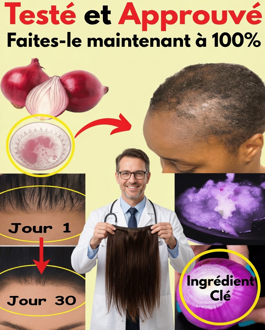 Huile d’oignon pour la pousse des cheveux : un remède naturel simple qui fonctionne vraiment