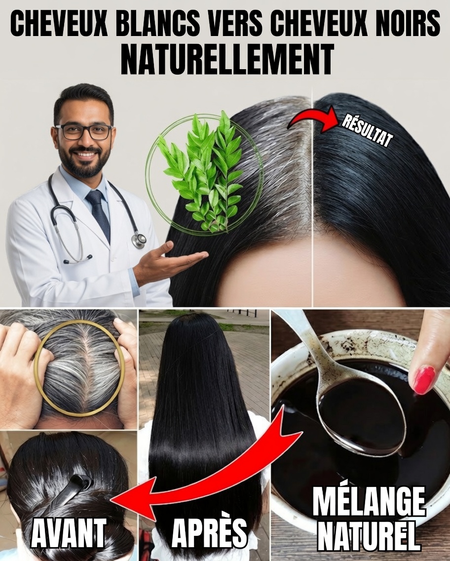 Des cheveux gris à une chevelure naturellement foncée en quelques minutes seulement : 8 remèdes puissants à essayer dès aujourd’hui