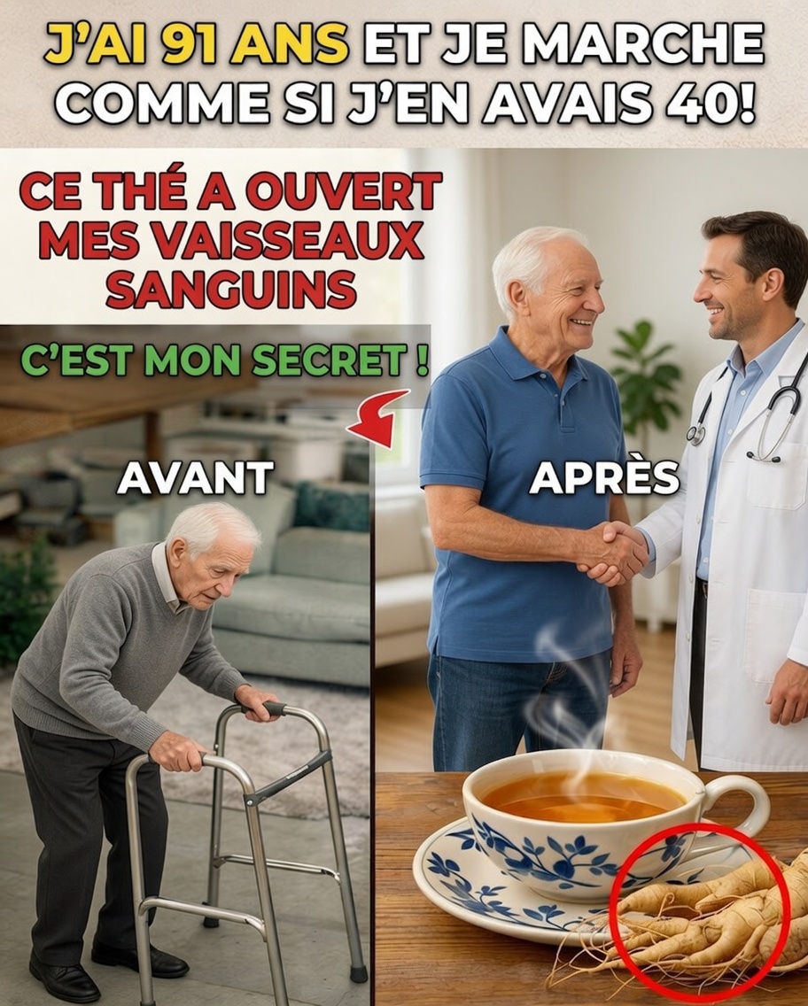 Plus de 60 ans ? Buvez ces 3 thés pour reconstruire vos muscles et retrouver une marche en pleine force