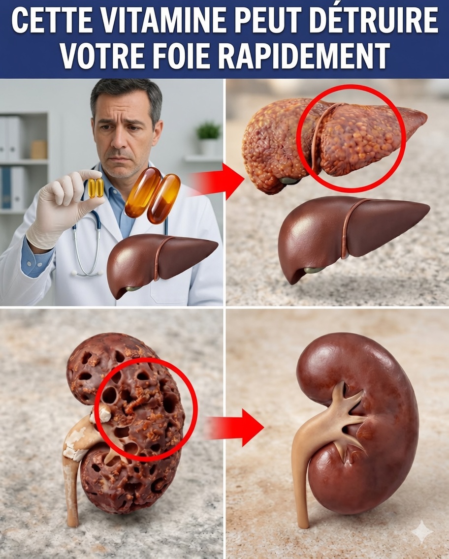 La vérité choquante : vos vitamines quotidiennes pourraient endommager vos organes en silence