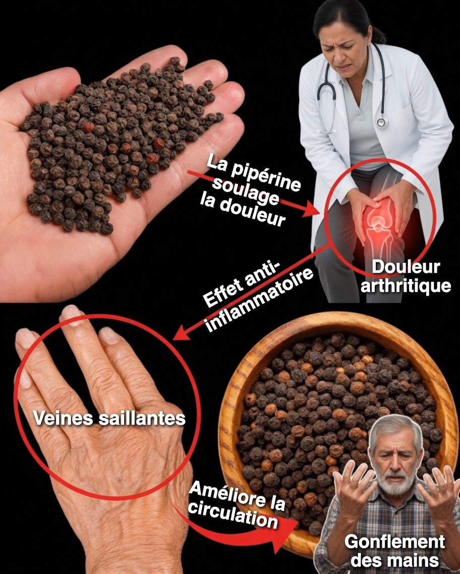 Ail & poivre noir : un remède naturel simple pour soulager les douleurs aux jambes, l’arthrite et une mauvaise circulation