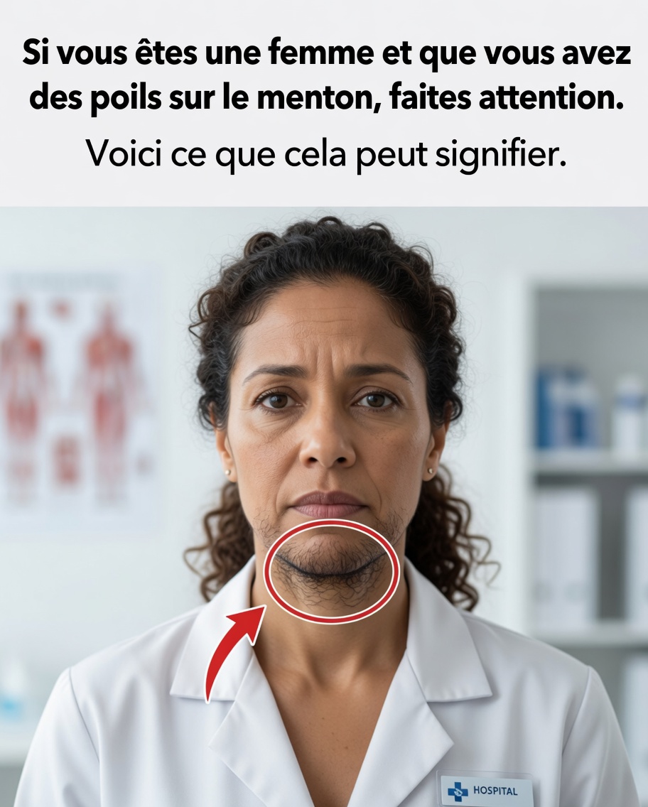 Poils au menton chez les femmes : ce que cela peut révéler sur votre santé