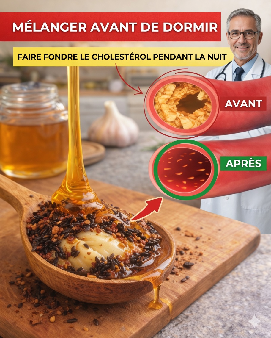 Mélangez ces 3 ingrédients avant de dormir – voyez vos artères se détendre pendant votre sommeil