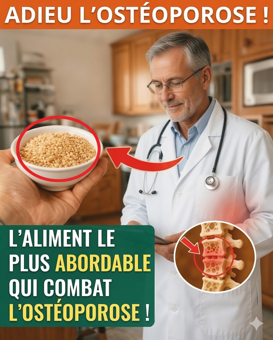 L’aliment le moins cher pour combattre l’ostéoporose après 60 ans — la plupart des seniors l’ignorent !
