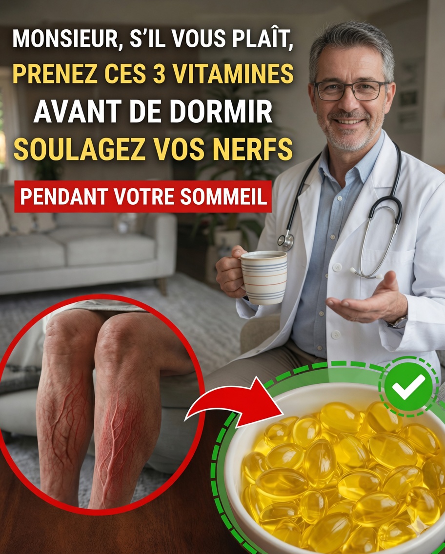 3 vitamines nocturnes qui peuvent aider à renforcer les jambes après 60 ans pendant votre sommeil