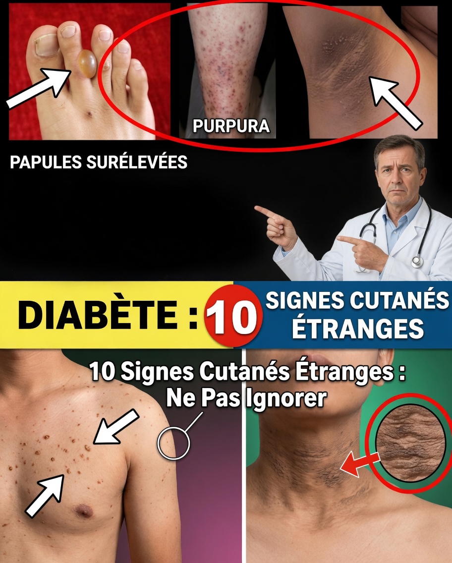 11 signes cutanés cachés pouvant révéler un diabète tôt