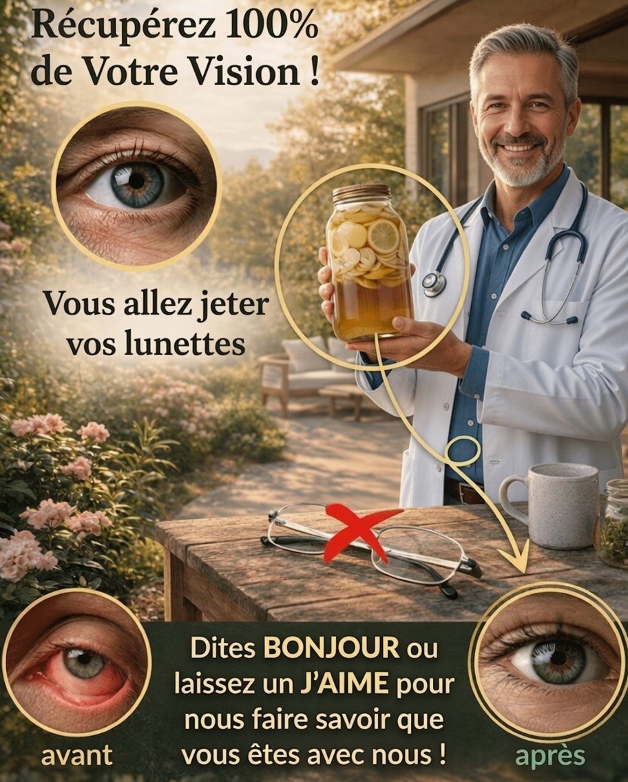 Une boisson maison simple pour soutenir naturellement la santé de vos yeux : recette au citron, au miel et à l’ail