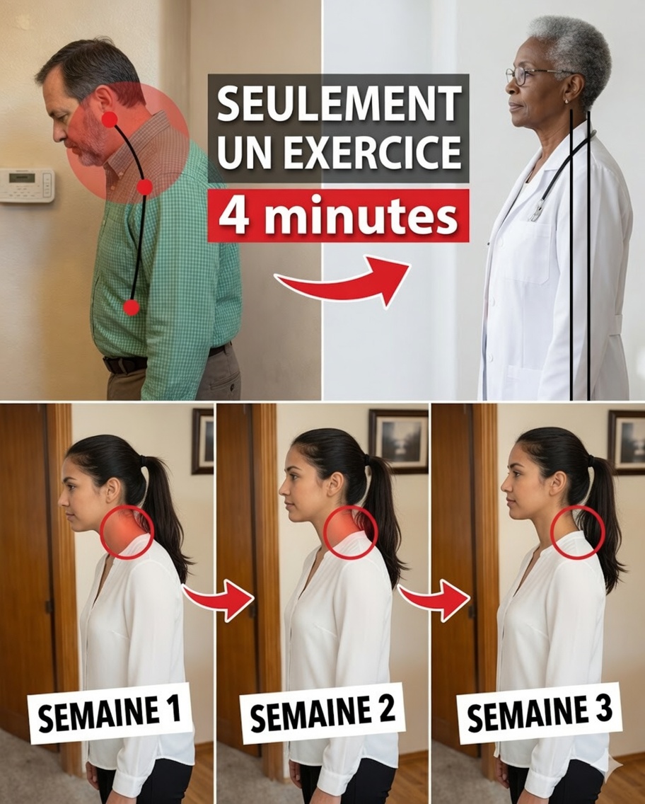 Comment corriger la posture de la tête projetée vers l’avant après 60 ans en seulement 4 minutes – la routine douce recommandée par le médecin le plus âgé du Japon