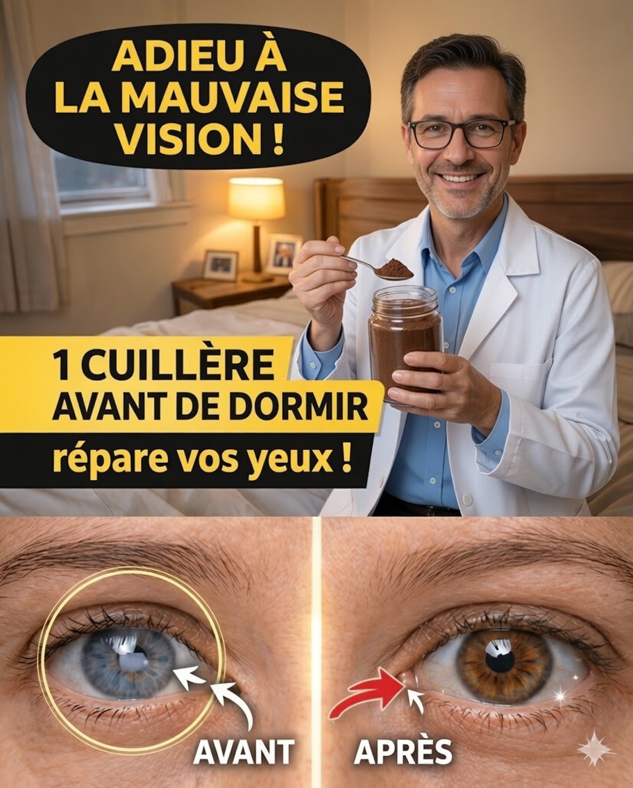 Plus de 60 ans ? Mangez ceci avant de dormir et réveillez-vous en voyant comme à 40 ans
