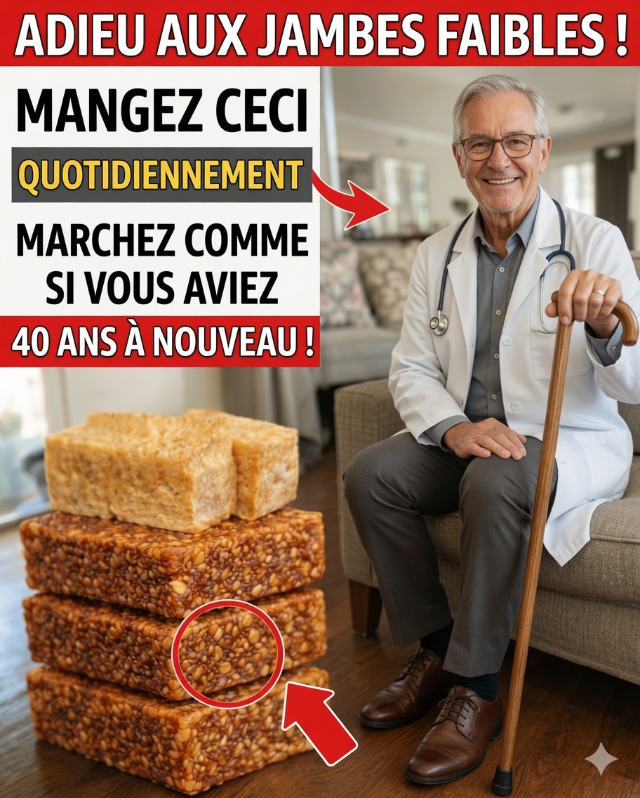 Vous voulez des jambes plus fortes même après 80 ans ? Mangez ÇA tous les jours