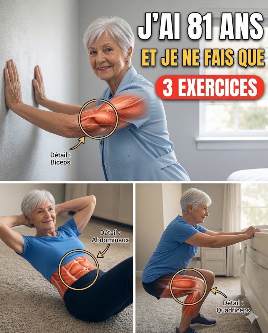 Les médecins révèlent : ces 3 exercices sont meilleurs que la marche après 60 ans