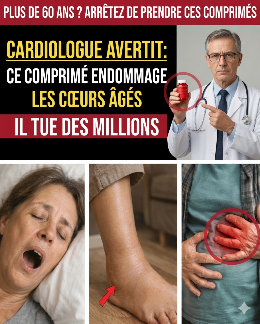 Alerte du cardiologue : 5 médicaments courants qui surchargent silencieusement le cœur après 60 ans (et quoi faire à la place)