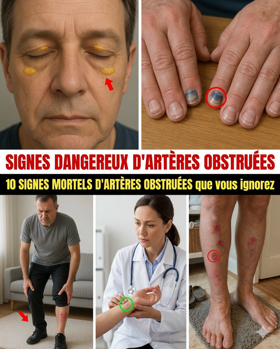 10 Signes dangereux d’artères bouchées que vous ignorez probablement – Le n°10 peut vous sauver la vie s’il est détecté à temps
