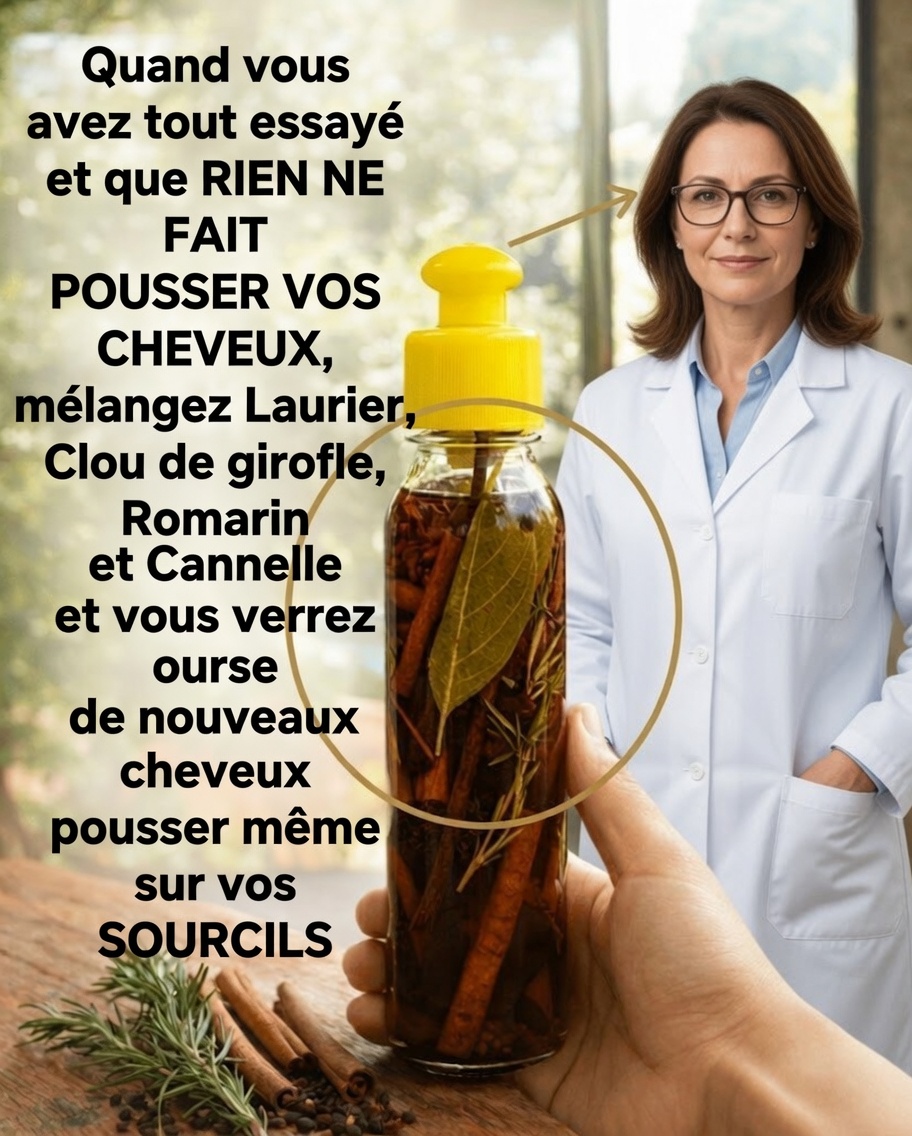 Ce simple mélange d’herbes peut-il aider à avoir des cheveux plus forts et plus volumineux ? Découvrez les bienfaits du laurier, du clou de girofle, du romarin et de la cannelle
