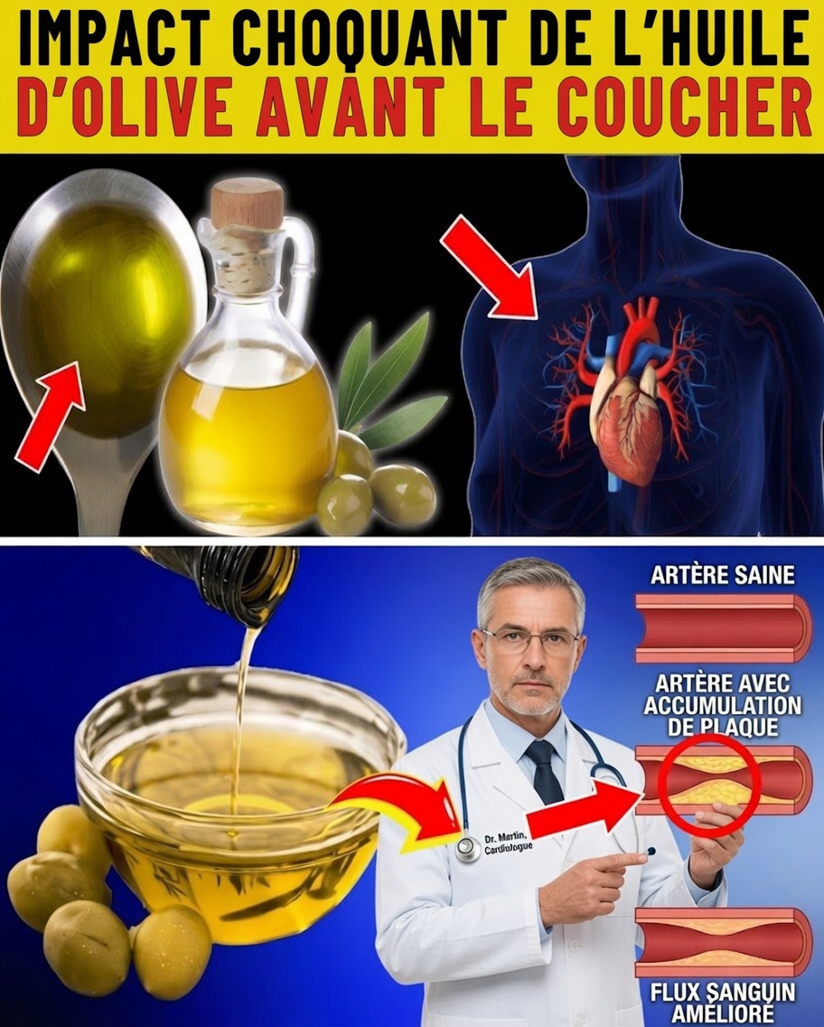 SENIORS : Une seule cuillère à soupe d’huile d’olive le soir peut-elle transformer votre corps ?