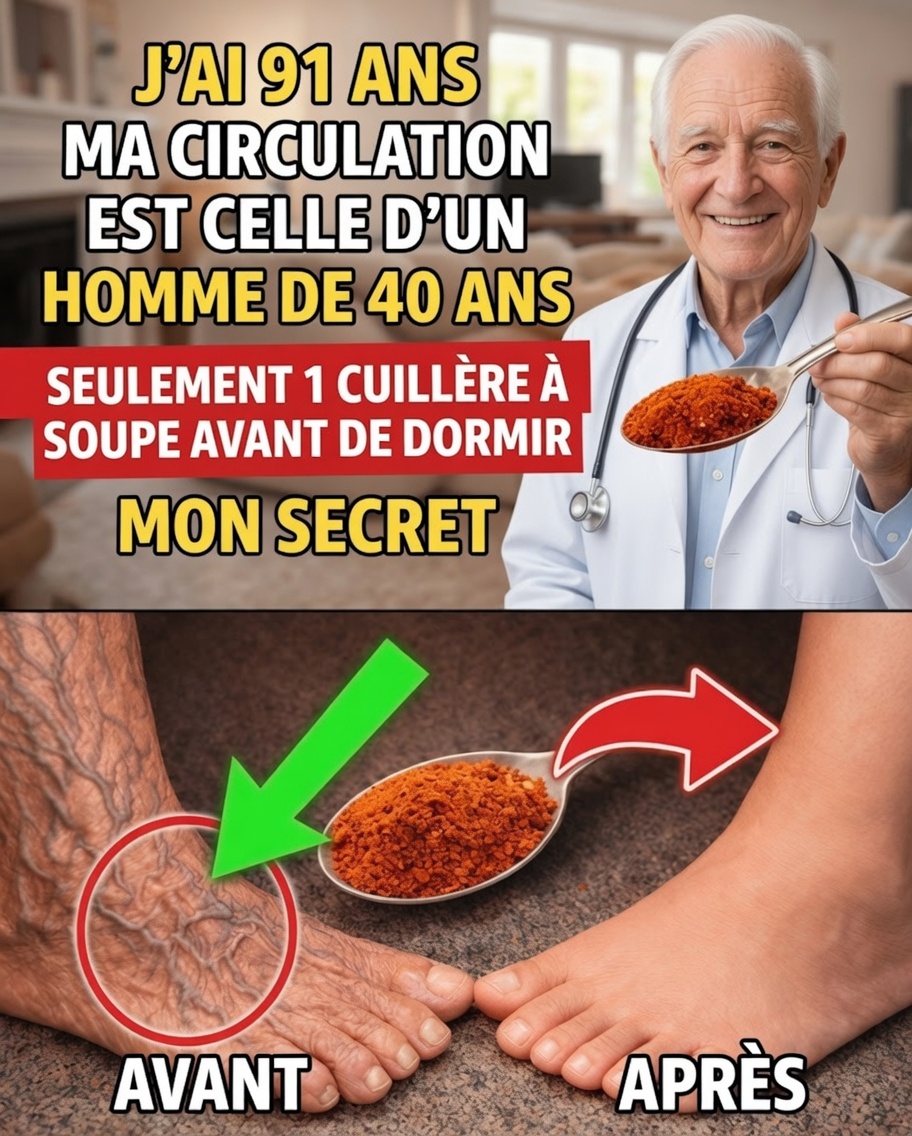 Personnes âgées : mangez ceci avant de dormir pour améliorer la circulation dans les jambes pendant la nuit et vous réveiller avec les pieds plus chauds