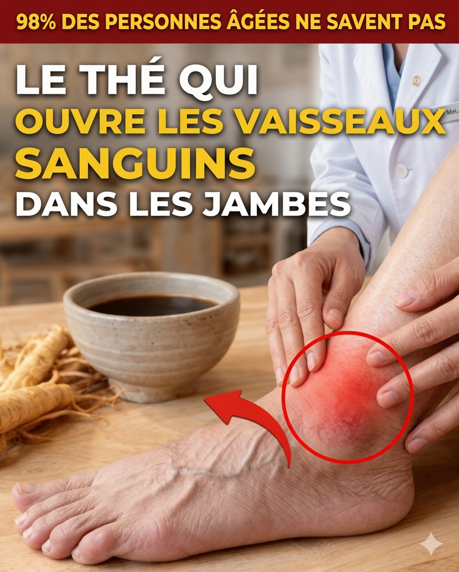 Plus de 60 ans ? Ces 3 thés simples peuvent renforcer vos jambes et redonner de la légèreté à vos pas