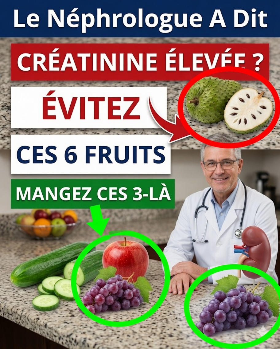 Créatinine élevée ? Découvrez 6 fruits qui peuvent surcharger les reins – et 3 options plus douces à privilégier
