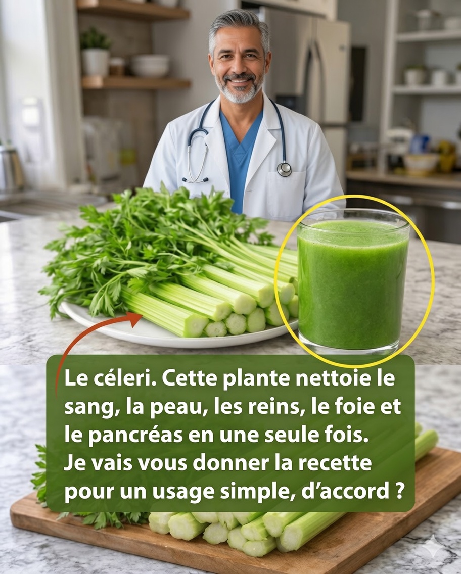 Rafraîchissez votre journée avec un jus vert au céleri, persil et citron (une façon simple de se sentir plus léger)