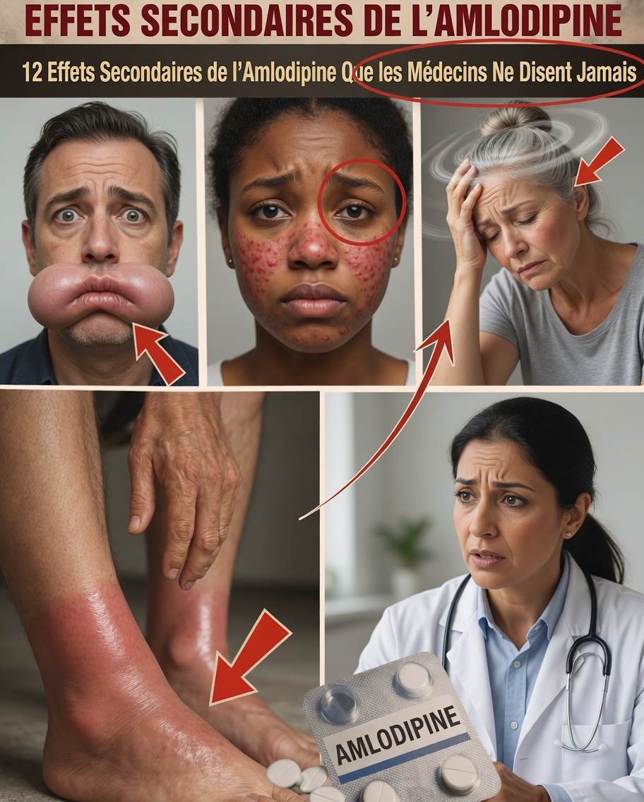 Top 12 des effets secondaires de l’amlodipine : ce que les médecins ne soulignent pas toujours