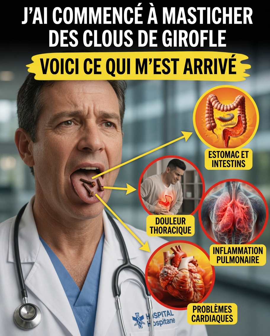 Que se passe-t-il lorsque vous commencez à mâcher des clous de girofle tous les jours ? Une habitude simple que beaucoup de gens essaient