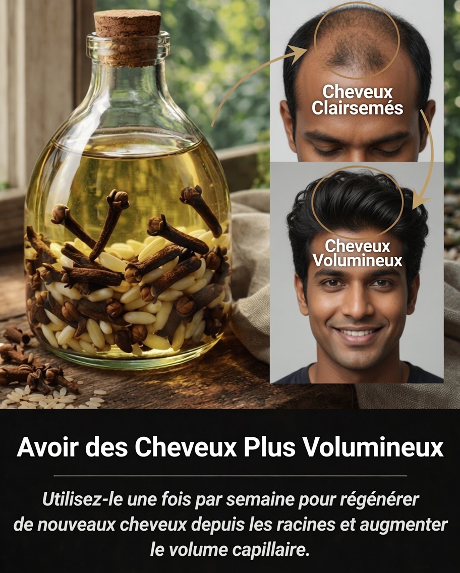 Comment faire une huile naturelle de clou de girofle et de riz pour des cheveux plus forts et plus volumineux