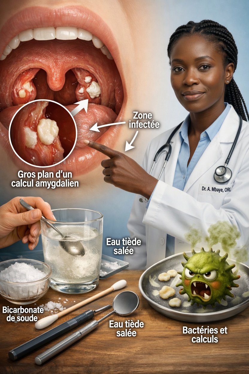 Pourquoi de petites pierres blanches et malodorantes continuent-elles d’apparaître dans votre bouche ?