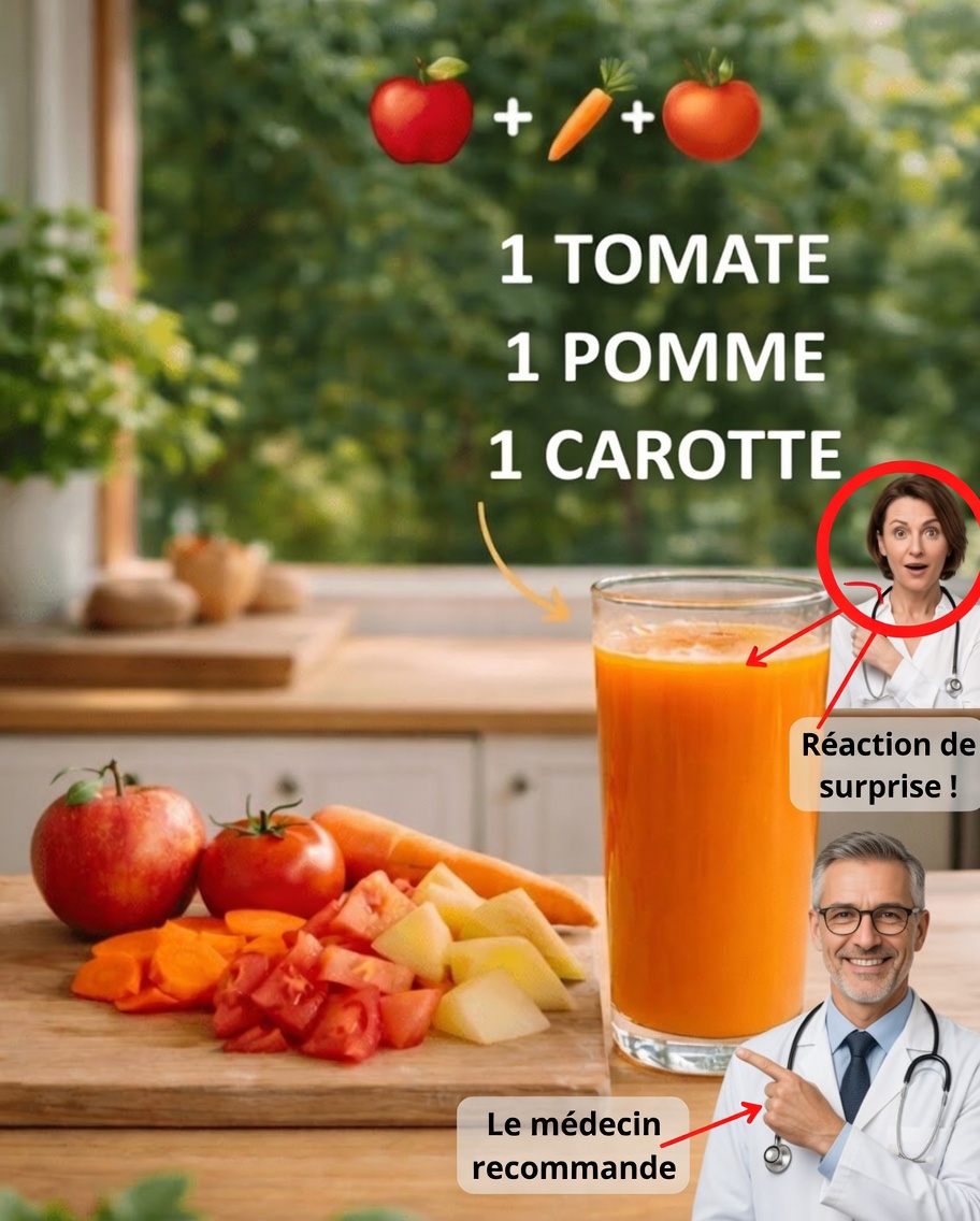 12 raisons de boire du jus de tomate, de carotte et de pomme tous les matins