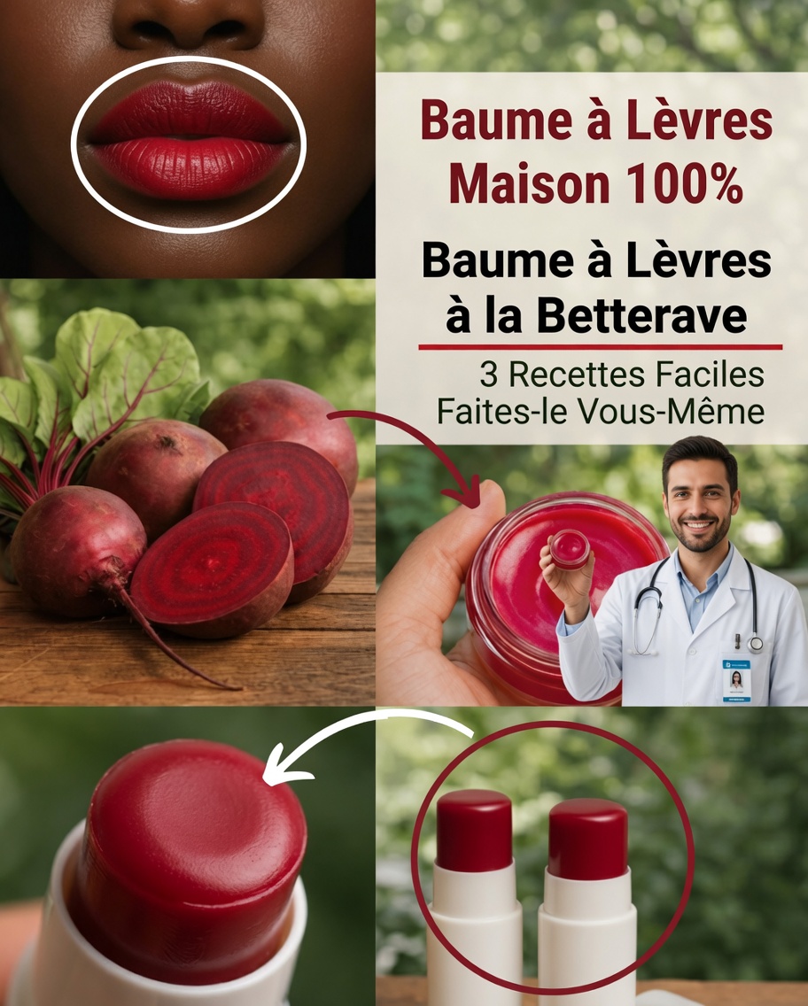 Baume à lèvres maison à la betterave : découvrez un secret naturel pour des lèvres douces et rosées