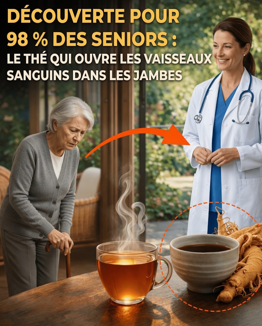 Plus de 60 ans ? Découvrez 3 tisanes simples qui peuvent aider à améliorer la circulation dans les jambes, la récupération musculaire et le confort en marchant
