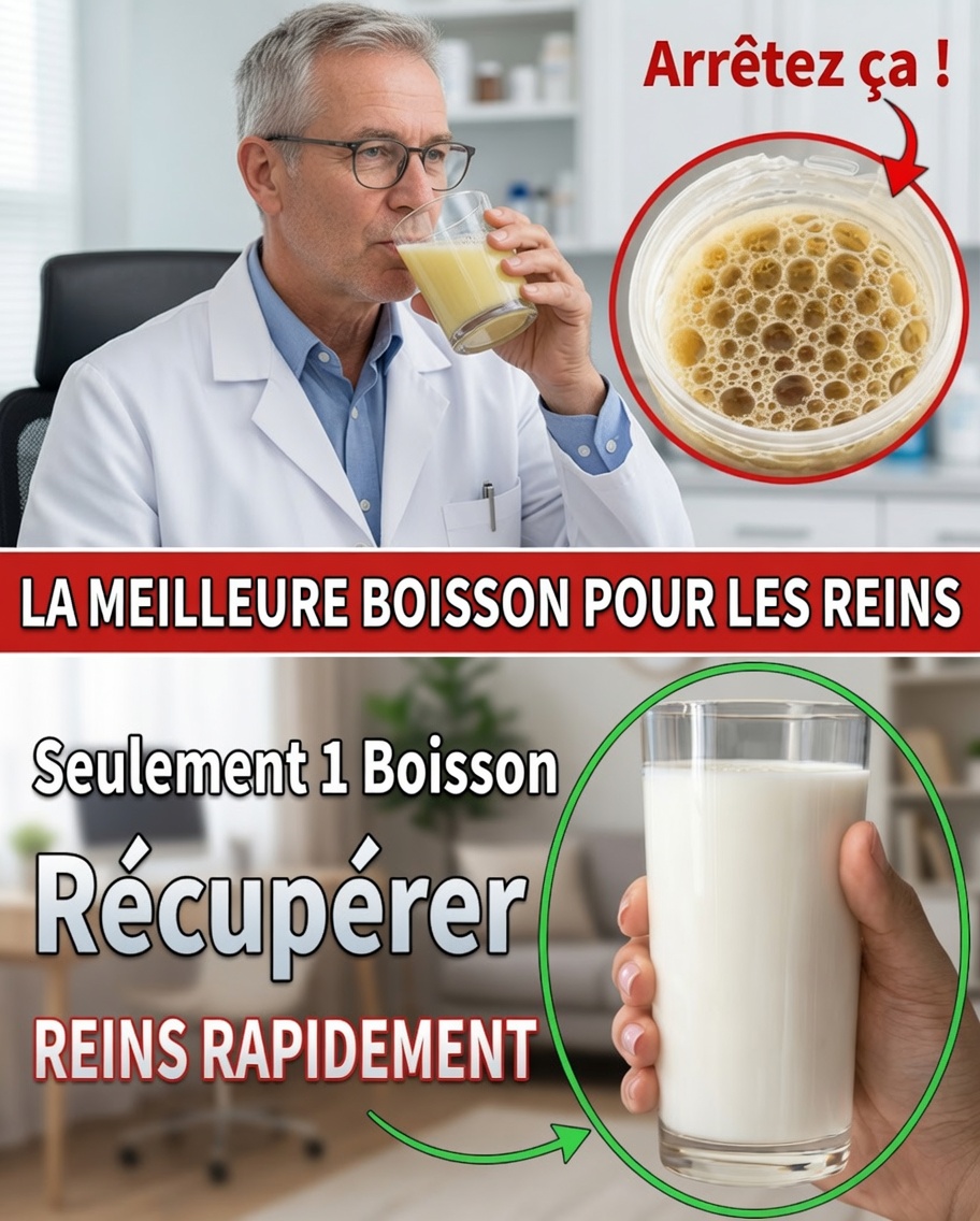 Les 5 meilleures boissons pour la santé des reins : des habitudes simples qui peuvent aider à réduire la créatinine et à contrôler la protéinurie