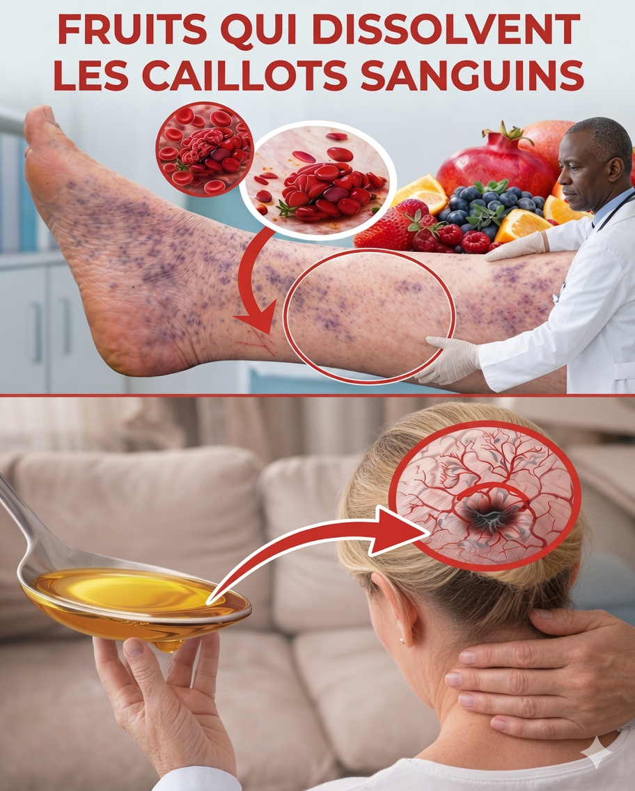 Top 8 des fruits qui aident naturellement à dissoudre les caillots sanguins et à améliorer la circulation