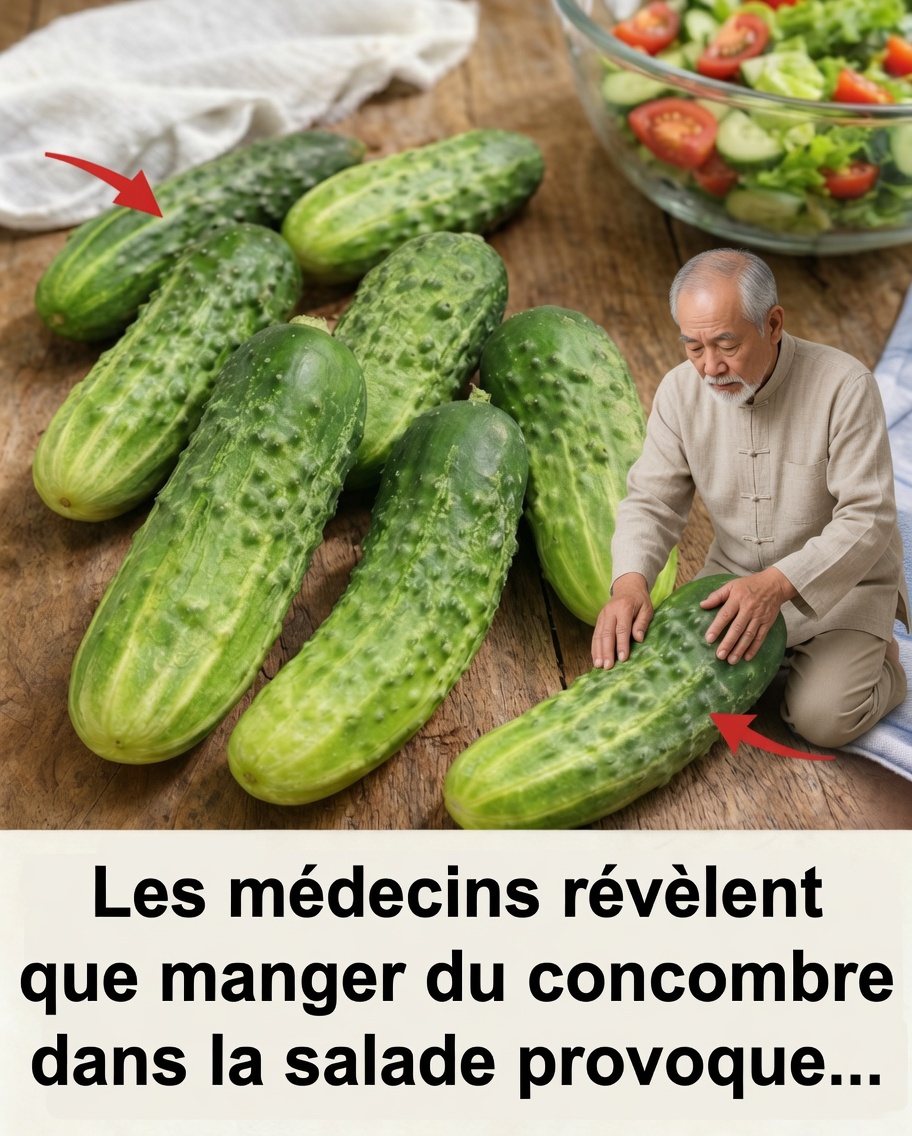 Les médecins révèlent ce qui se passe vraiment lorsque vous mangez du concombre en salade tous les jours