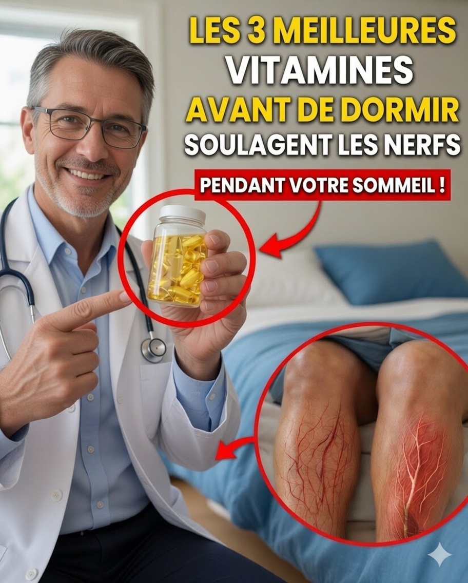 3 vitamines nocturnes qui peuvent transformer la force des jambes après 60 ans