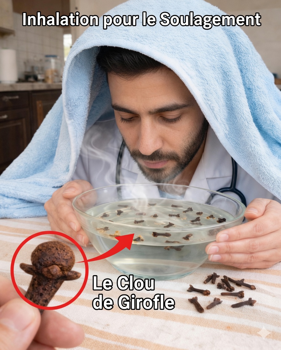 Le pouvoir de l’inhalation de vapeur aux clous de girofle : un soulagement respiratoire que vous ressentez en quelques minutes (pas en quelques heures)