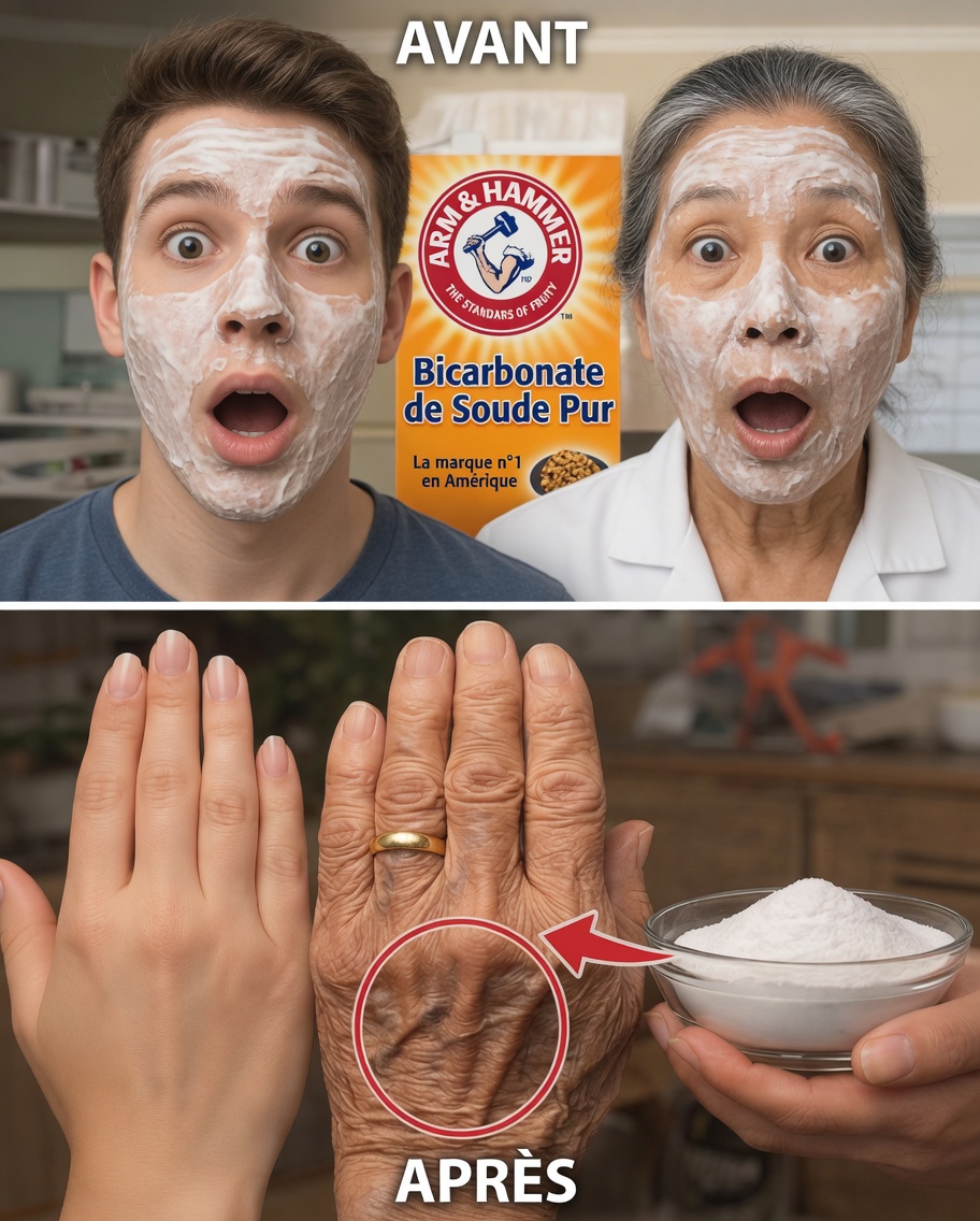 Le bicarbonate de soude élimine toutes les rides en seulement 10 minutes, même à 70 ans !