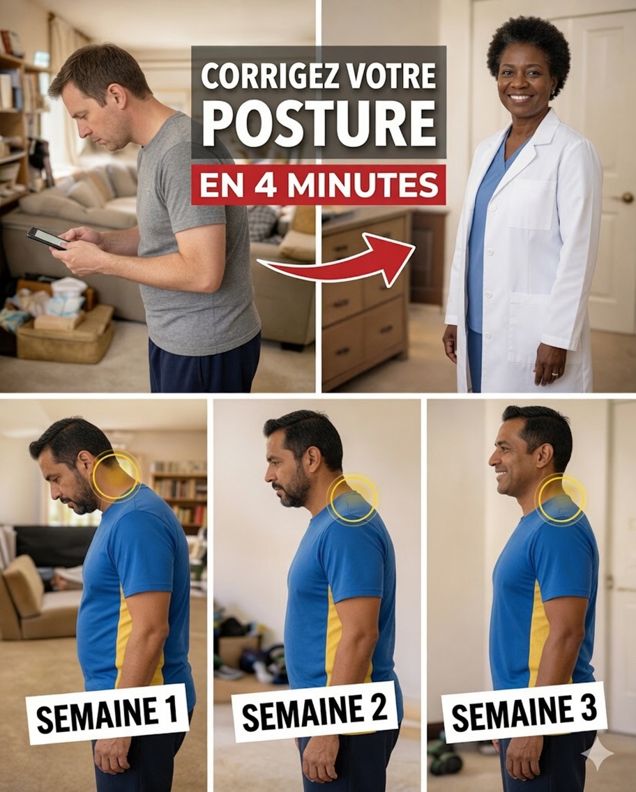 Comment corriger la posture de la tête projetée après 60 ans en seulement 4 minutes – la routine douce recommandée par le plus vieux médecin du Japon