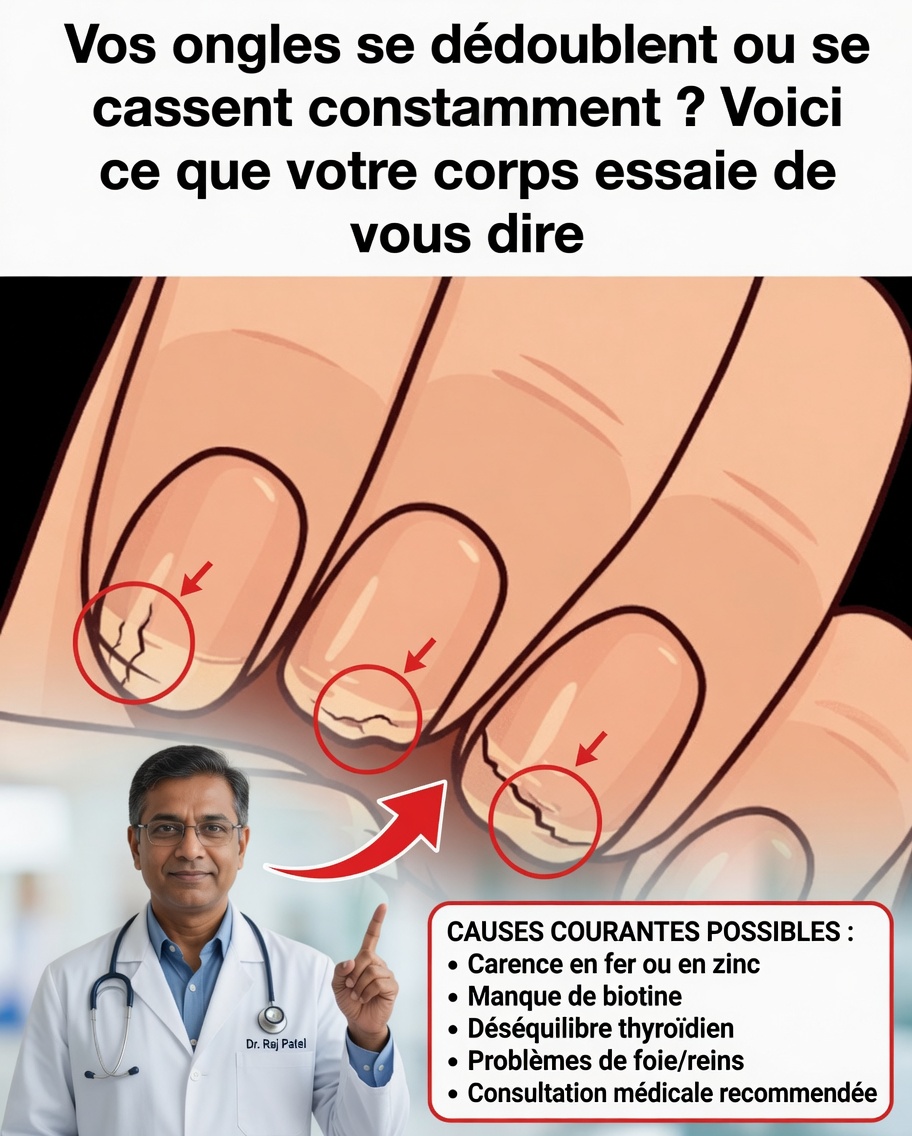 Vos ongles se fendent ou se cassent-ils toujours ? Votre corps essaie peut-être de vous envoyer un avertissement