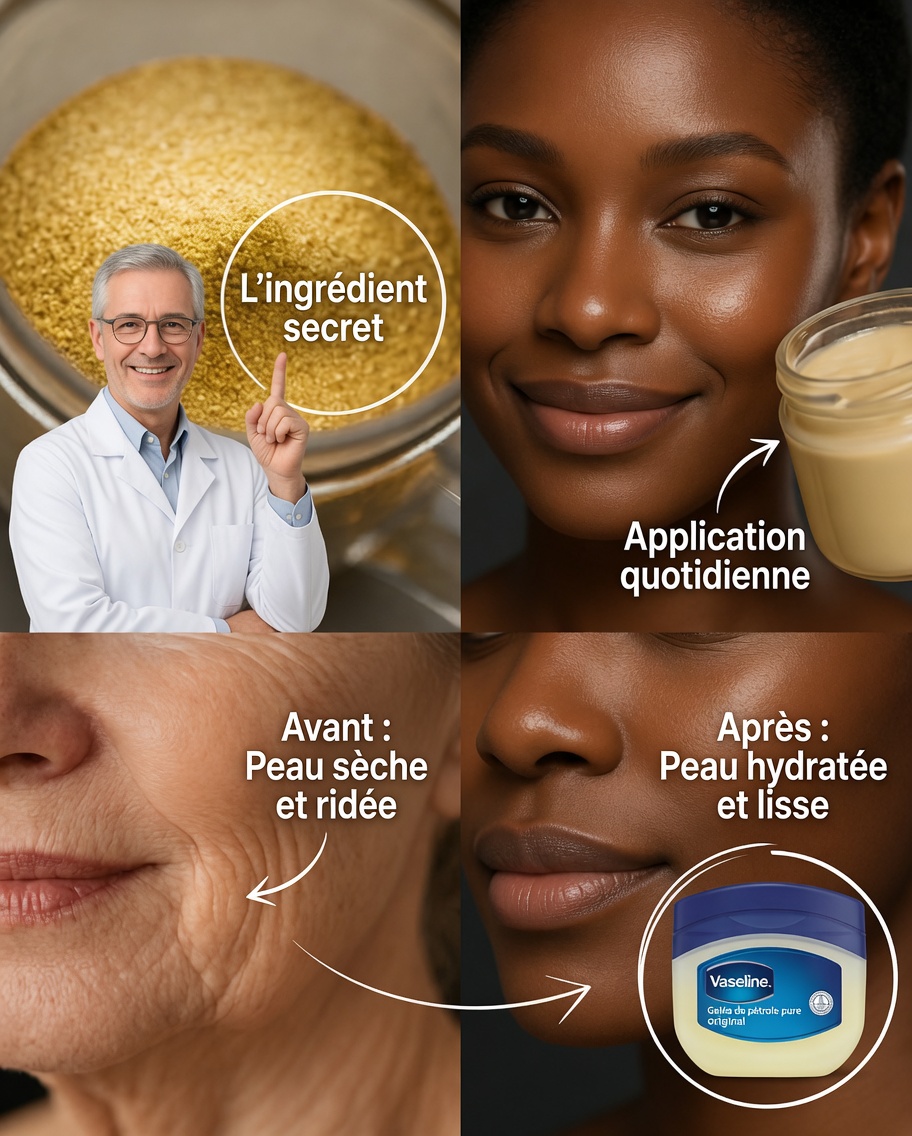 La levure et la vaseline éliminent les rides en 3 minutes — même à 70 ans