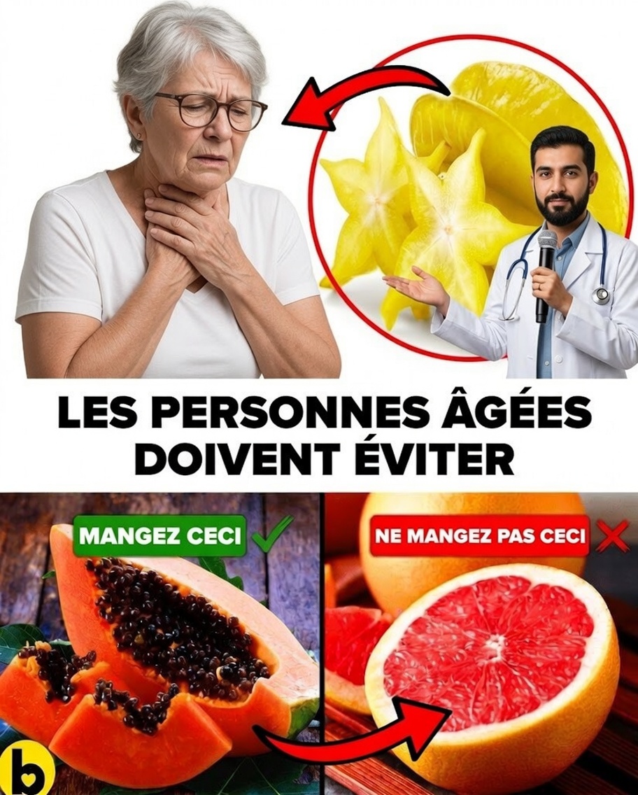 15 fruits que les personnes âgées devraient éviter pour préserver leur sécurité et leur bien-être